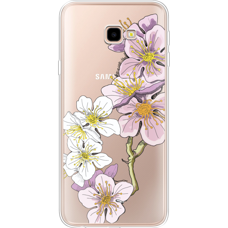 Прозрачный чехол Uprint Samsung J415 Galaxy J4 Plus 2018 Cherry Blossom