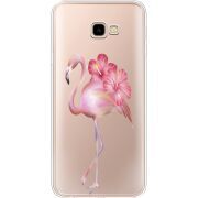 Прозрачный чехол Uprint Samsung J415 Galaxy J4 Plus 2018 Floral Flamingo
