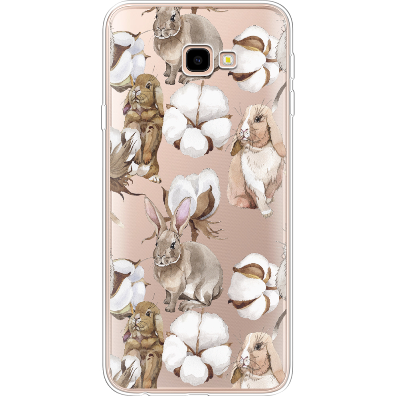 Прозрачный чехол Uprint Samsung J415 Galaxy J4 Plus 2018 Cotton and Rabbits