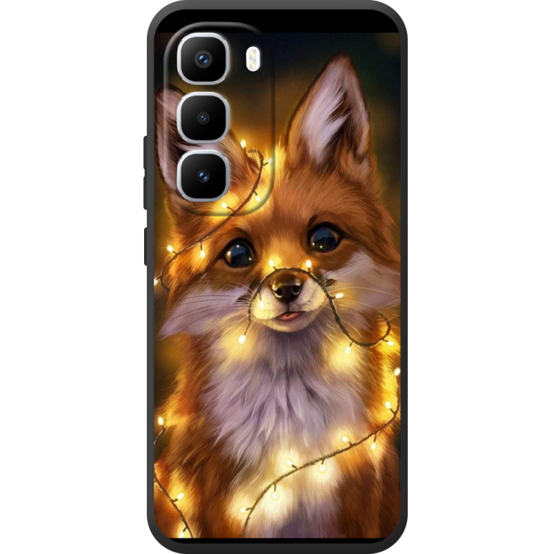 Чохол BoxFace Infinix Hot 60 Pro Plus Різдвяна лисичка