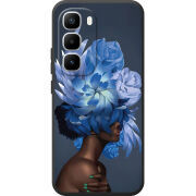 Чохол BoxFace Infinix Hot 60 Pro Plus Exquisite Blue Flowers