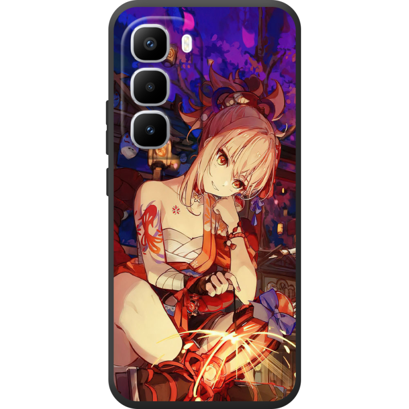 Чохол BoxFace Infinix Hot 60 Pro Plus Genshin Ёимия с огоньком