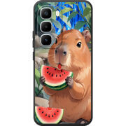 Чохол BoxFace Infinix Hot 60 Pro Plus Капібара з кавуном