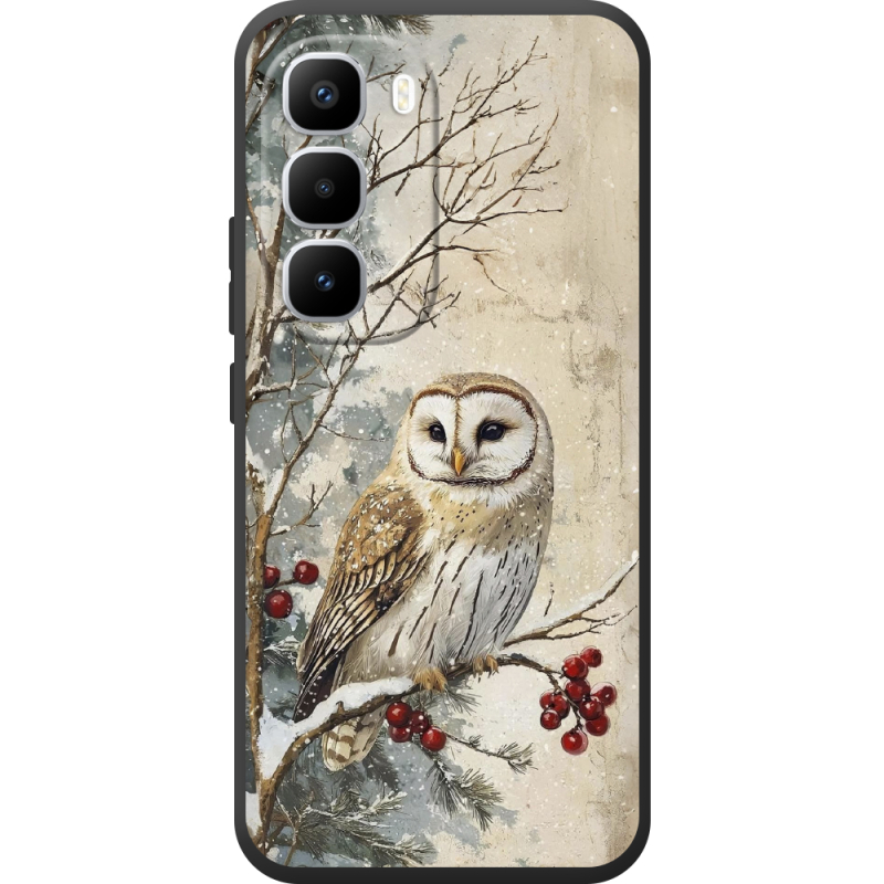 Чохол BoxFace Infinix Hot 60 Pro Plus Christmas Owl