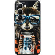 Чохол BoxFace Infinix Hot 60 Pro Plus Енот с банкой