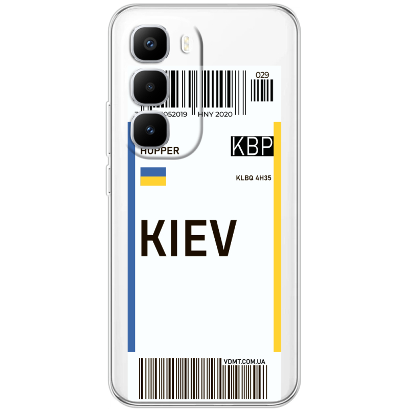 Прозорий чохол BoxFace Infinix Hot 60 Pro Plus Ticket Kiev