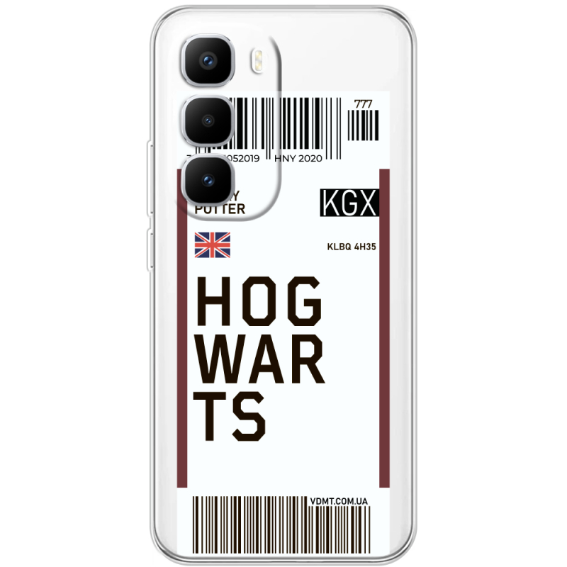 Прозорий чохол BoxFace Infinix Hot 60 Pro Plus Ticket Hogwarts