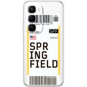 Прозорий чохол BoxFace Infinix Hot 60 Pro Plus Ticket Springfield