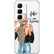 Прозорий чохол BoxFace Infinix Hot 60 Pro Plus Follow Your Dreams