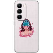 Прозорий чохол BoxFace Infinix Hot 60 Pro Plus Selena Gomez