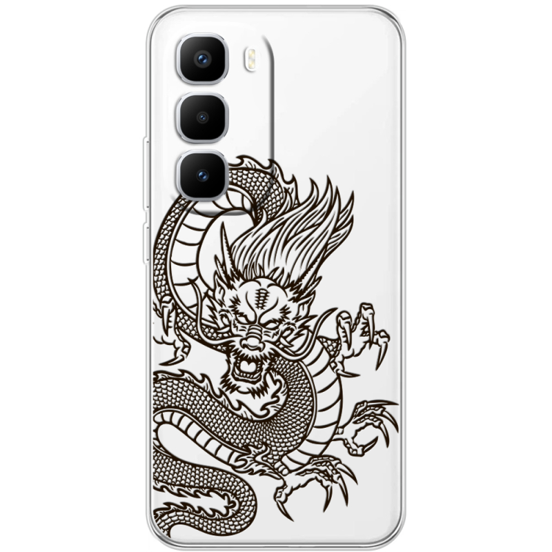 Прозорий чохол BoxFace Infinix Hot 60 Pro Plus Chinese Dragon