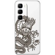 Прозорий чохол BoxFace Infinix Hot 60 Pro Plus Chinese Dragon