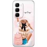 Прозорий чохол BoxFace Infinix Hot 60 Pro Plus Travel Girl