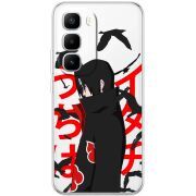 Прозорий чохол BoxFace Infinix Hot 60 Pro Plus Учиха Итачи