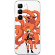 Прозорий чохол BoxFace Infinix Hot 60 Pro Plus Naruto and Kurama