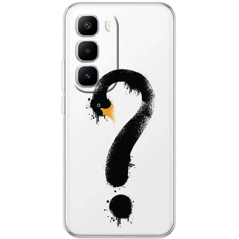 Прозорий чохол BoxFace Infinix Hot 60 Pro Plus Swan question