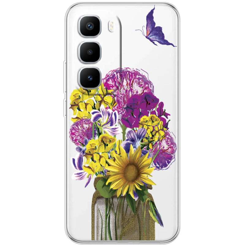 Прозорий чохол BoxFace Infinix Hot 60 Pro Plus My Bouquet