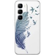 Прозорий чохол BoxFace Infinix Hot 60 Pro Plus Feather