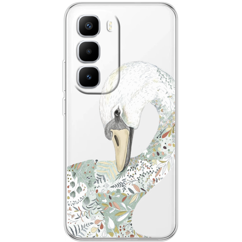 Прозорий чохол BoxFace Infinix Hot 60 Pro Plus Swan