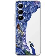 Чохол зі стразами Infinix Hot 60 Pro Plus Peafowl