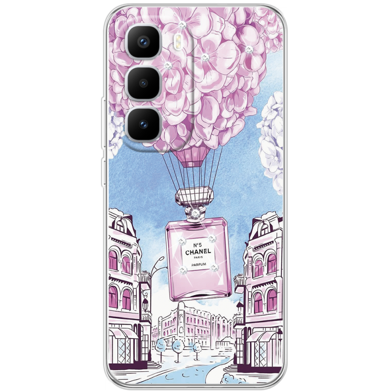 Чохол зі стразами Infinix Hot 60 Pro Plus Perfume bottle