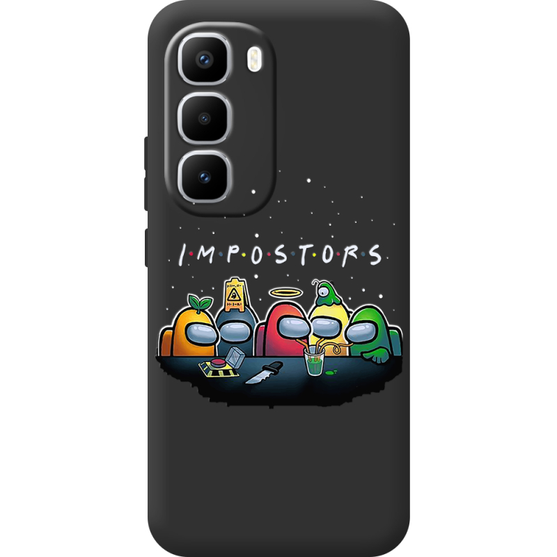 Чорний чохол BoxFace Infinix Hot 60 Pro Plus Among Us Impostors