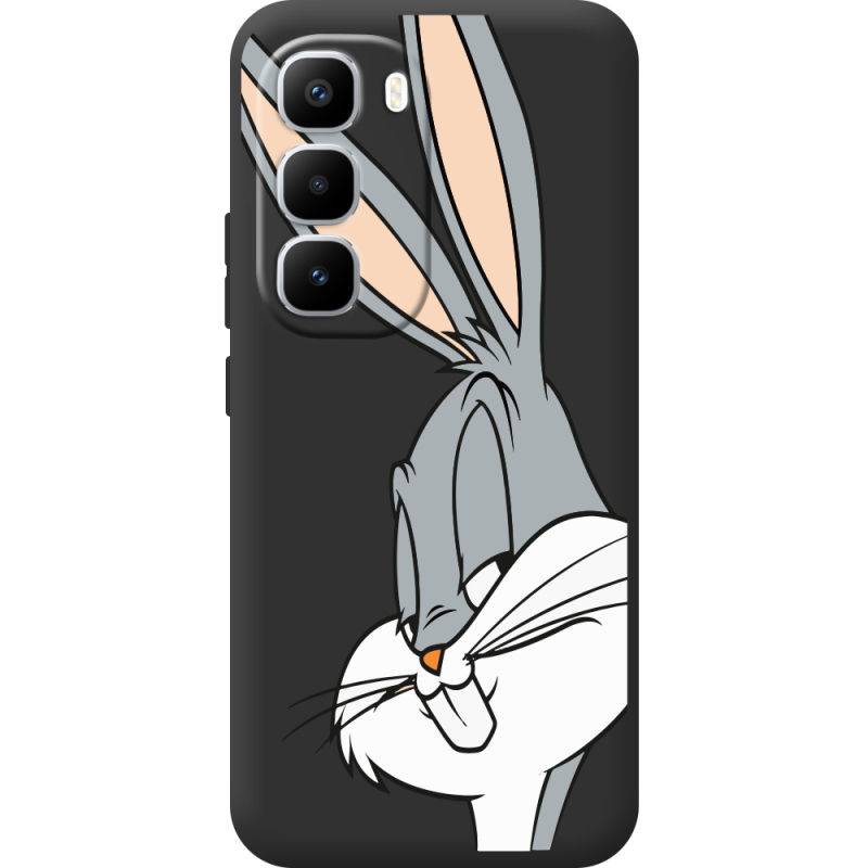 Чорний чохол BoxFace Infinix Hot 60 Pro Plus Lucky Rabbit