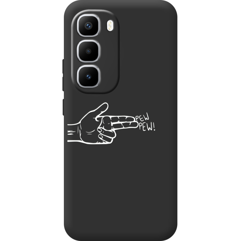 Чорний чохол BoxFace Infinix Hot 60 Pro Plus Pew Pew