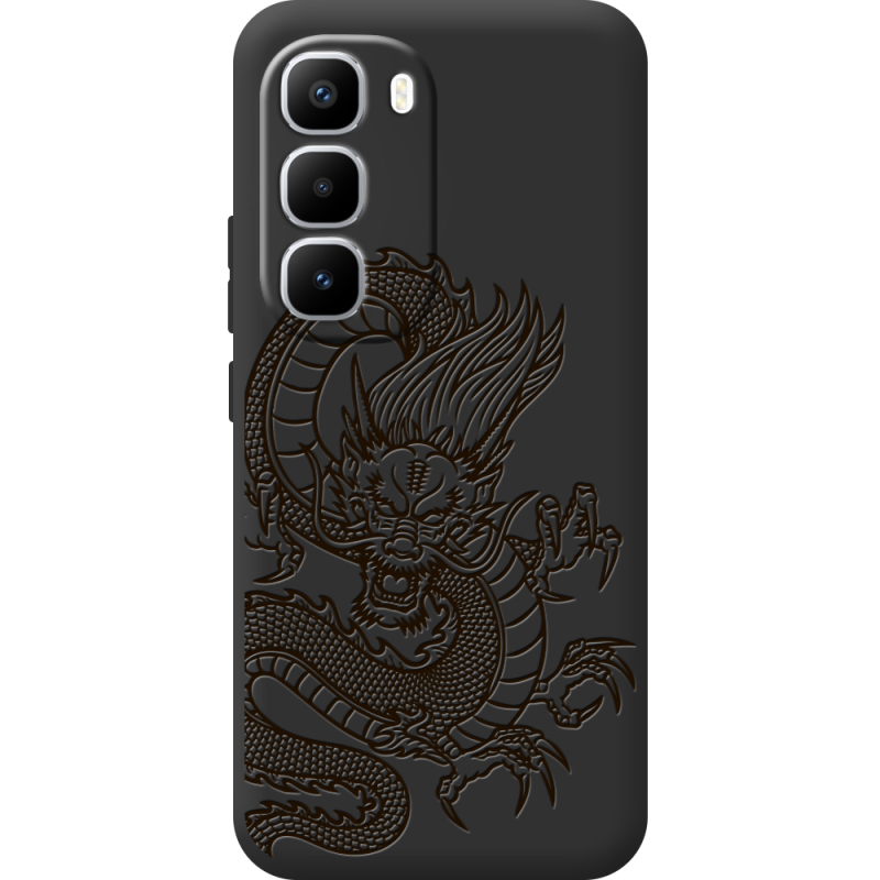 Чорний чохол BoxFace Infinix Hot 60 Pro Plus Chinese Dragon