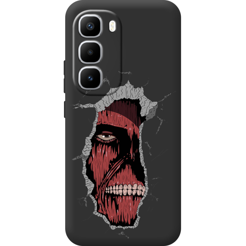 Чорний чохол BoxFace Infinix Hot 60 Pro Plus Нападение на Титана