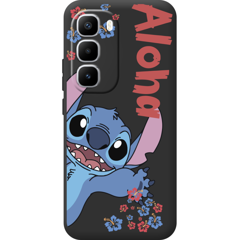 Чорний чохол BoxFace Infinix Hot 60 Pro Plus Гавайський гість Stich