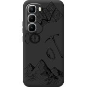 Чорний чохол BoxFace Infinix Hot 60 Pro Plus Mountains