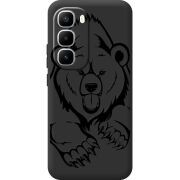 Чорний чохол BoxFace Infinix Hot 60 Pro Plus Grizzly Bear