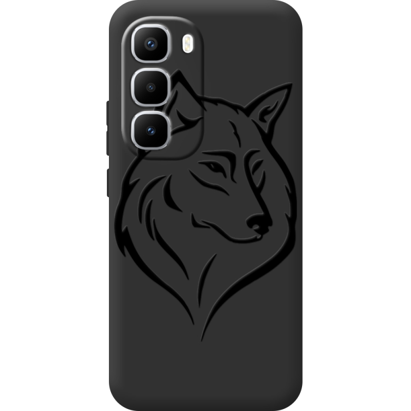 Чорний чохол BoxFace Infinix Hot 60 Pro Plus Wolf