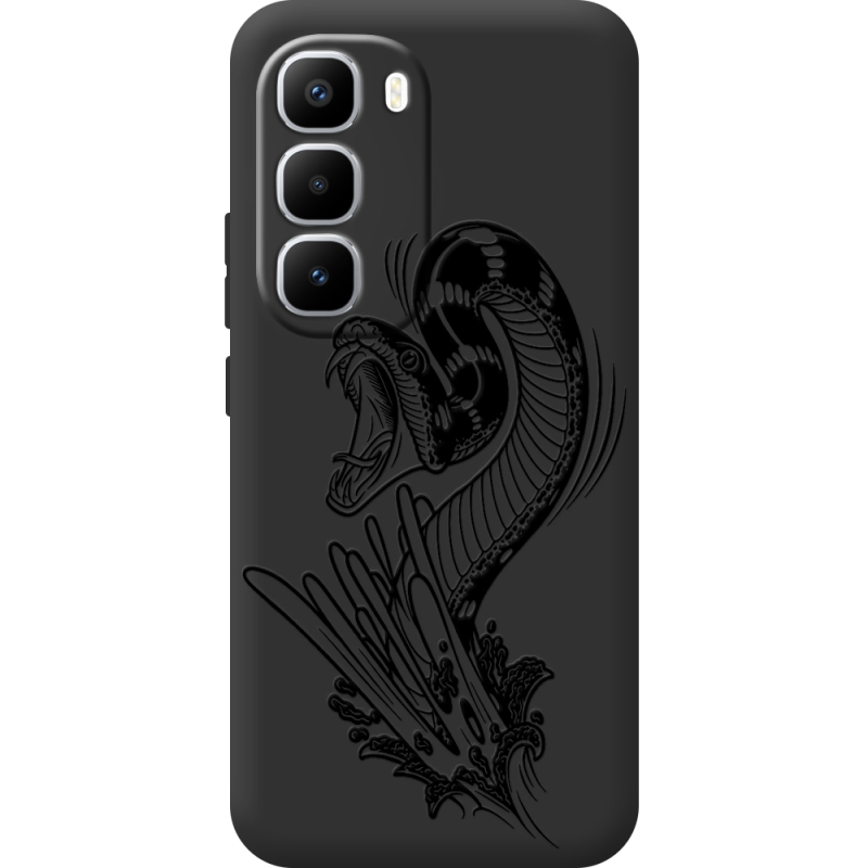 Чорний чохол BoxFace Infinix Hot 60 Pro Plus Snake