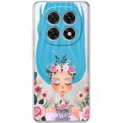 Прозорий чохол BoxFace Poco M8 Blue Hair