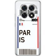 Прозорий чохол BoxFace Poco M8 Ticket Paris