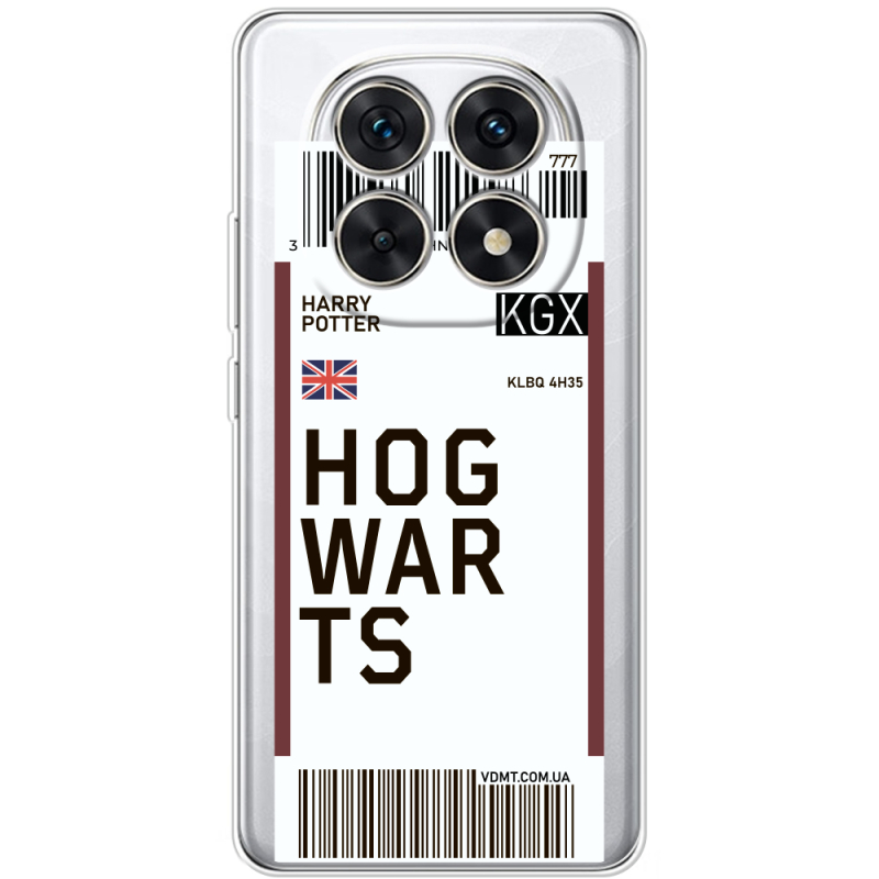 Прозорий чохол BoxFace Poco M8 Ticket Hogwarts