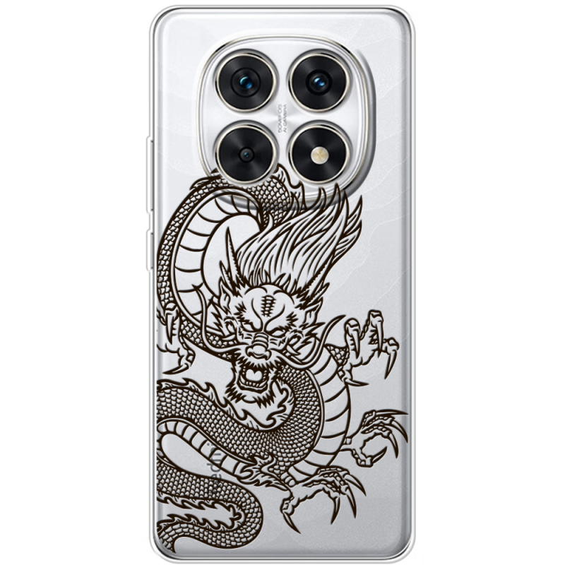 Прозорий чохол BoxFace Poco M8 Chinese Dragon