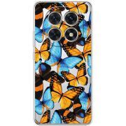 Прозорий чохол BoxFace Poco M8 Butterfly Morpho