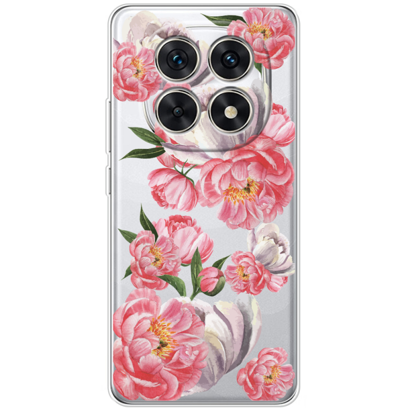 Прозорий чохол BoxFace Poco M8 Peony Watercolor Style