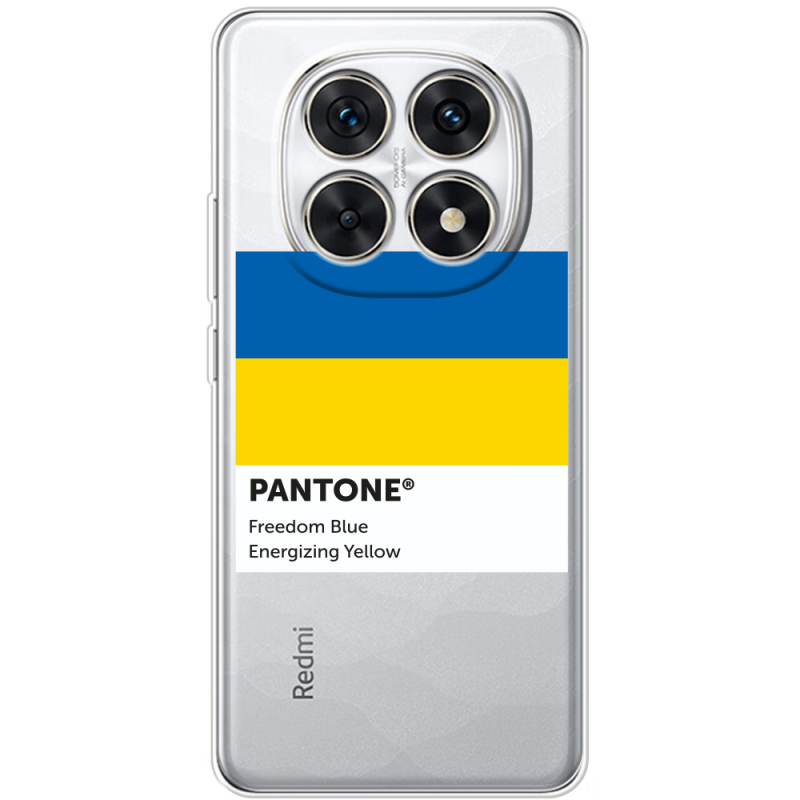 Прозорий чохол BoxFace Poco M8 Pantone вільний синій
