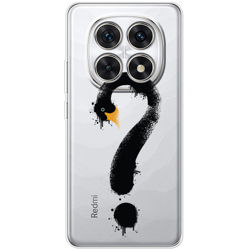Прозорий чохол BoxFace Poco M8 Swan question