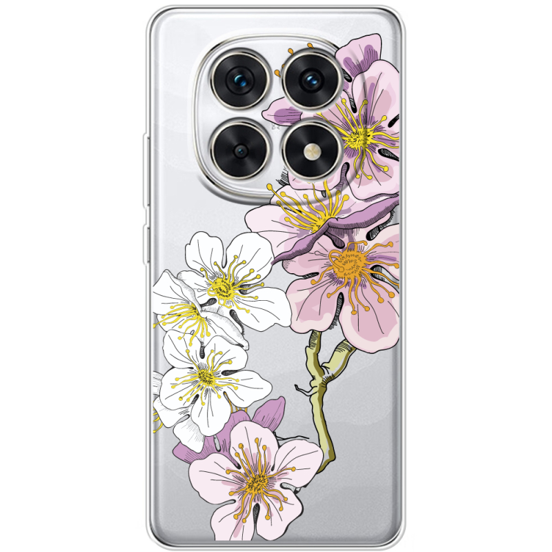 Прозорий чохол BoxFace Poco M8 Cherry Blossom