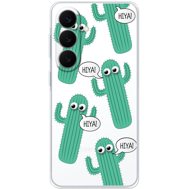 Прозорий чохол BoxFace Samsung Galaxy S26 (S942) с 3D-глазками HIYA