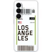 Прозорий чохол BoxFace Samsung Galaxy S26 (S942) Ticket Los Angeles