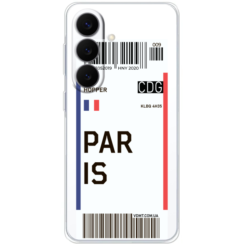 Прозорий чохол BoxFace Samsung Galaxy S26 (S942) Ticket Paris