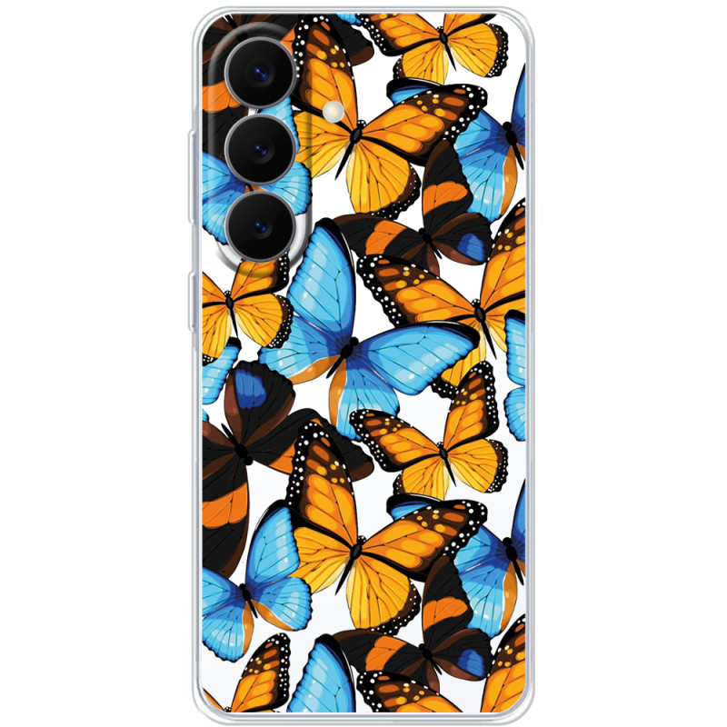 Прозорий чохол BoxFace Samsung Galaxy S26 (S942) Butterfly Morpho