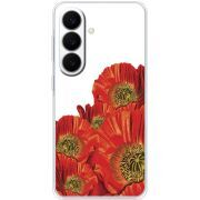 Прозорий чохол BoxFace Samsung Galaxy S26 (S942) Red Poppies