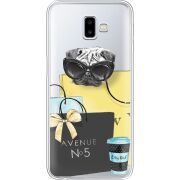 Прозрачный чехол Uprint Samsung J610 Galaxy J6 Plus 2018 Fashion Pug